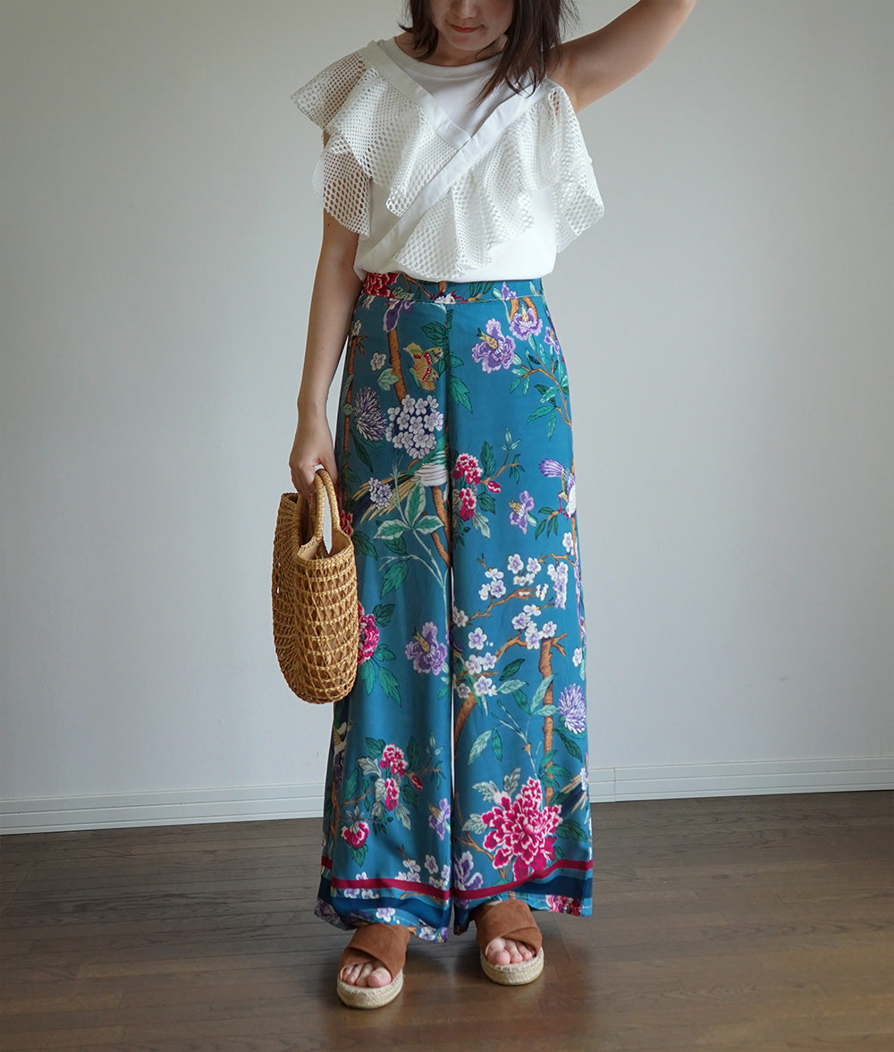 【SALE】Beauty of nature wide pants