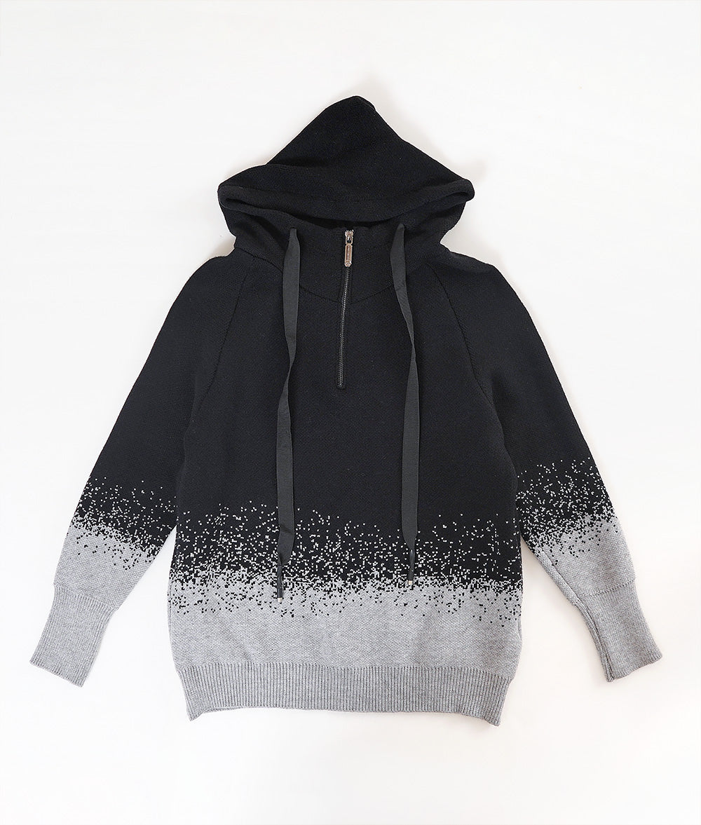 Gradient hood knit