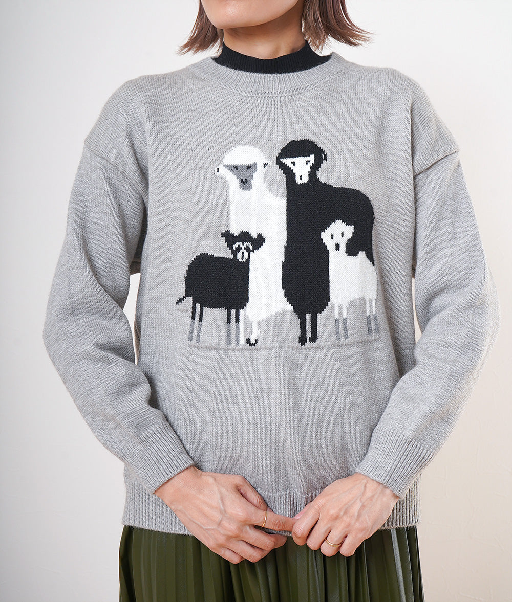 Sheep's loose knit