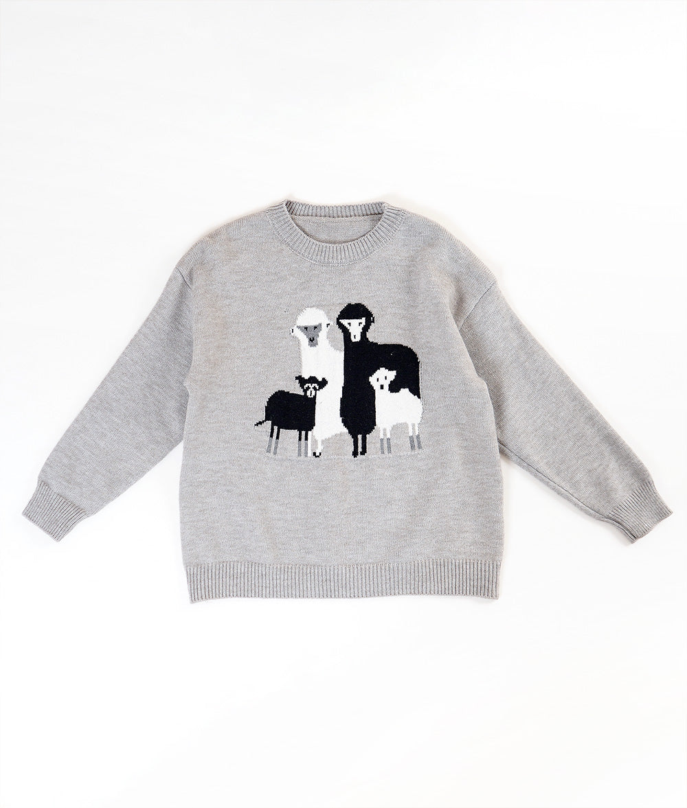 Sheep's loose knit