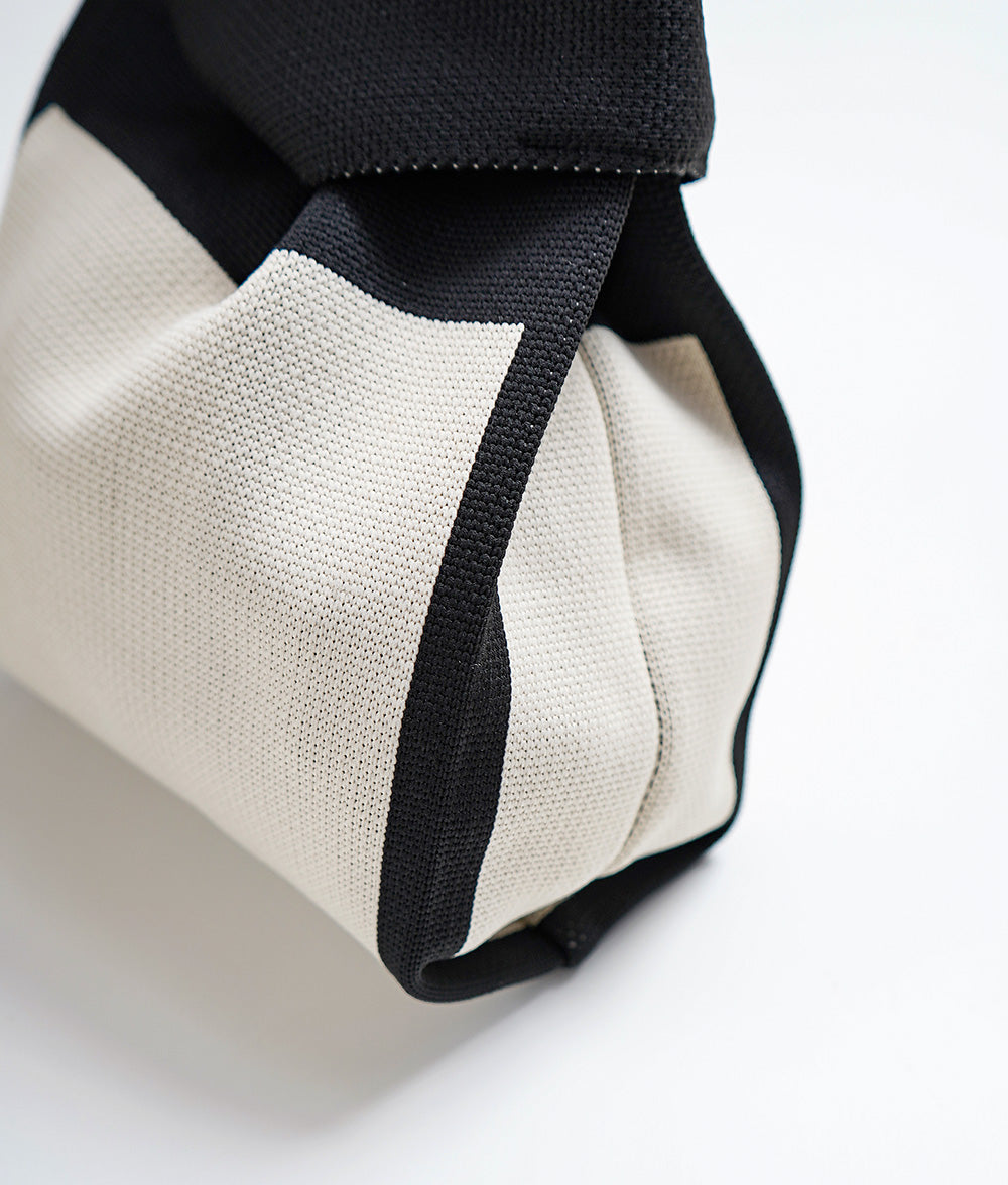Two-tone knit bag