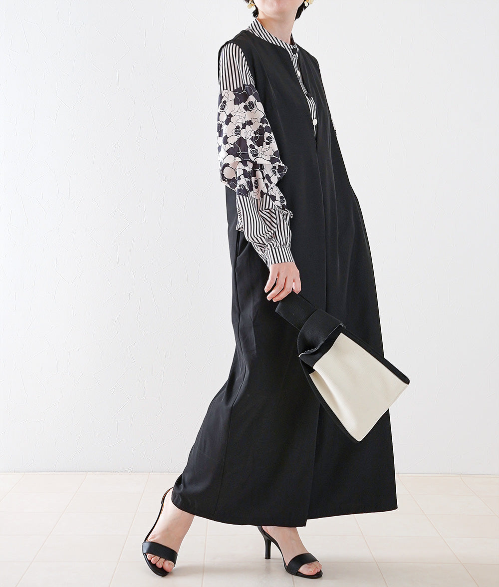 Versatile tuck wide salopette