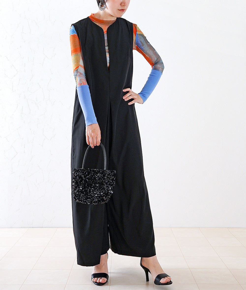 Versatile tuck wide salopette