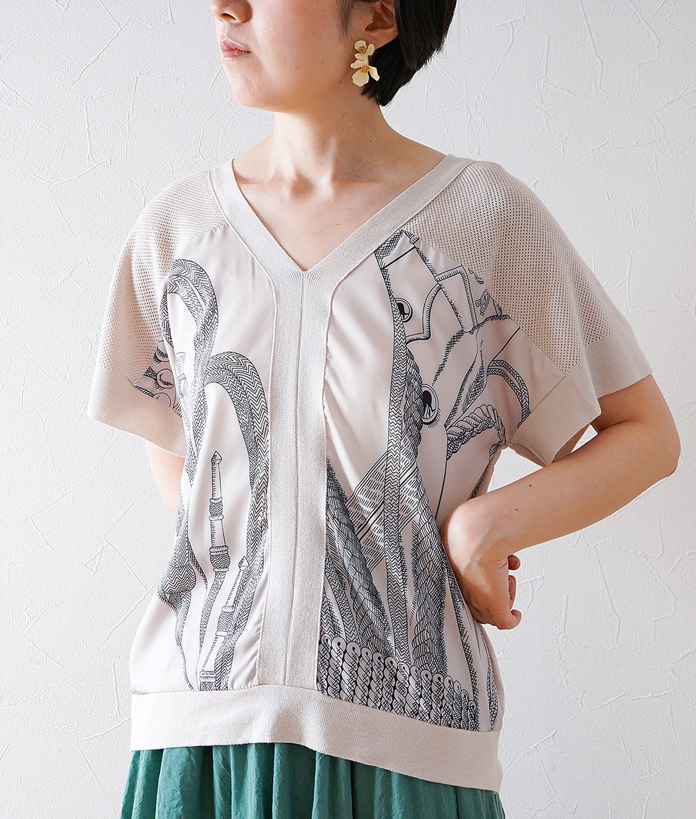 Underworld satin docking knit