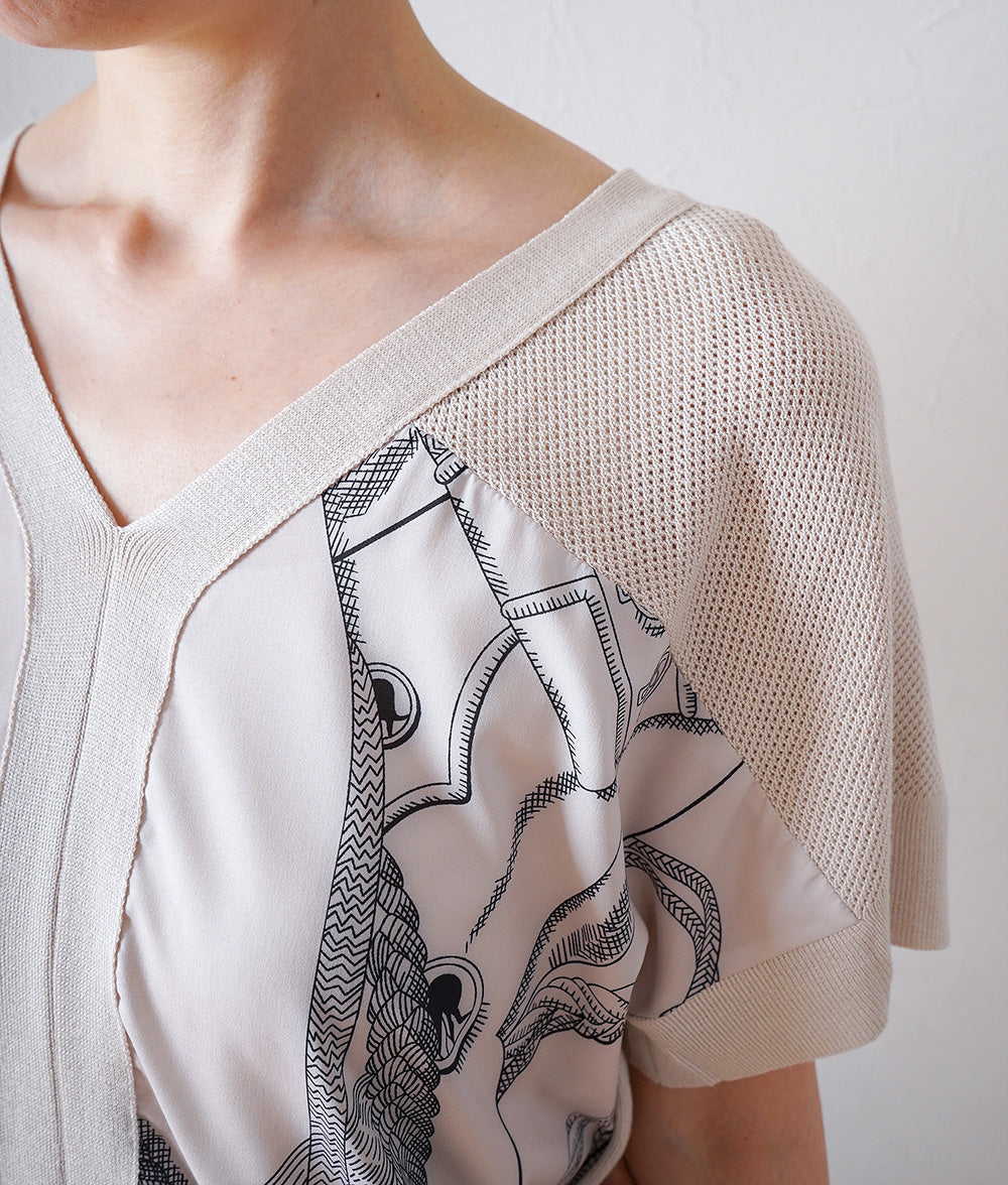 Underworld satin docking knit