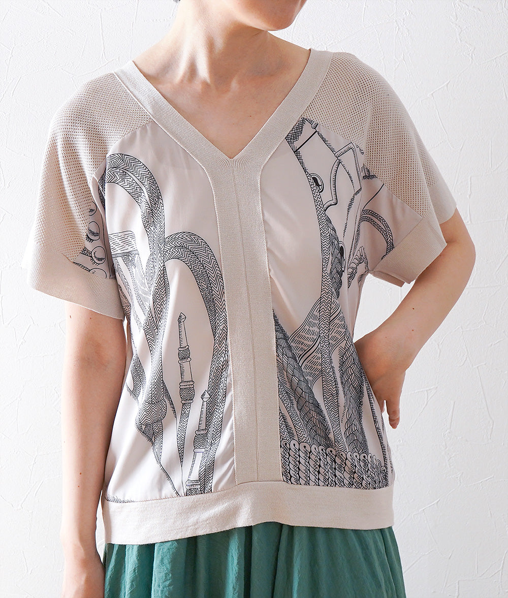 Underworld satin docking knit
