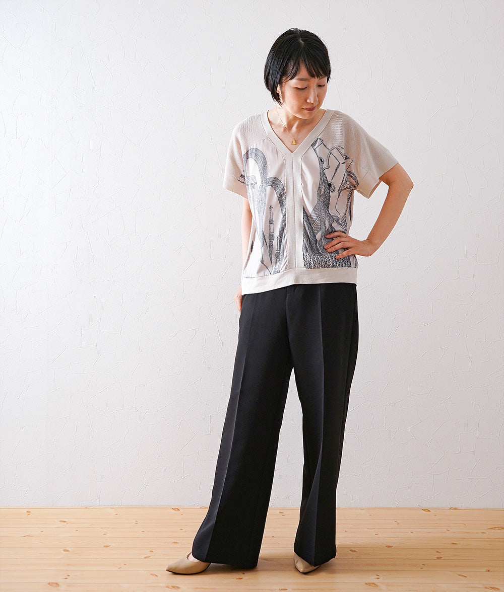 Underworld satin docking knit