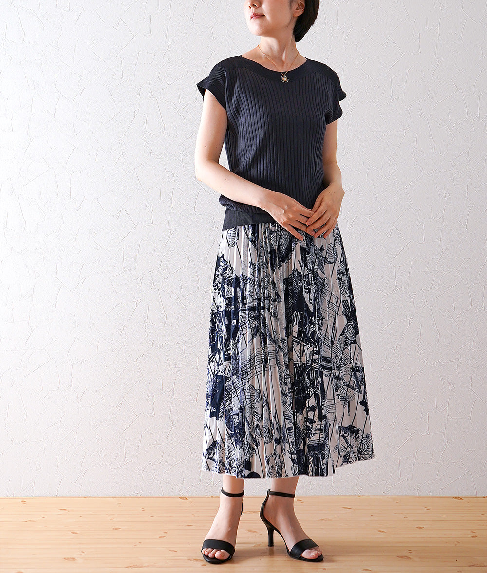Rib-knit with great versatility