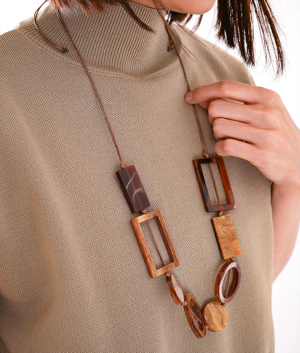 Tortoiseshell Maru and Shikaku Necklace