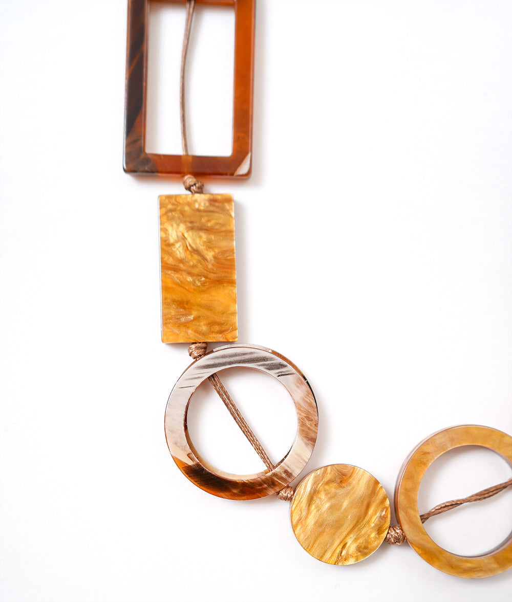 Tortoiseshell Maru and Shikaku Necklace