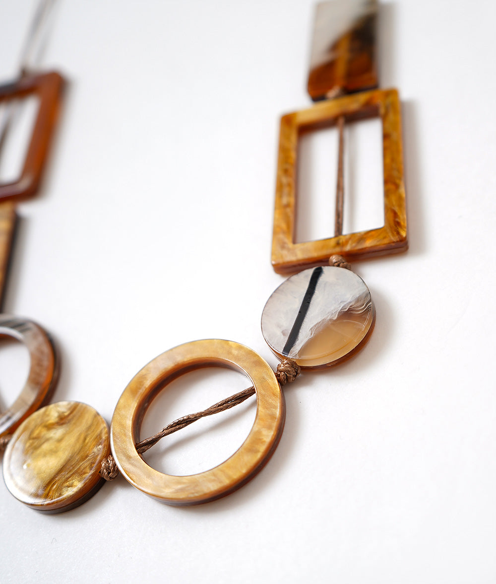 Tortoiseshell Maru and Shikaku Necklace