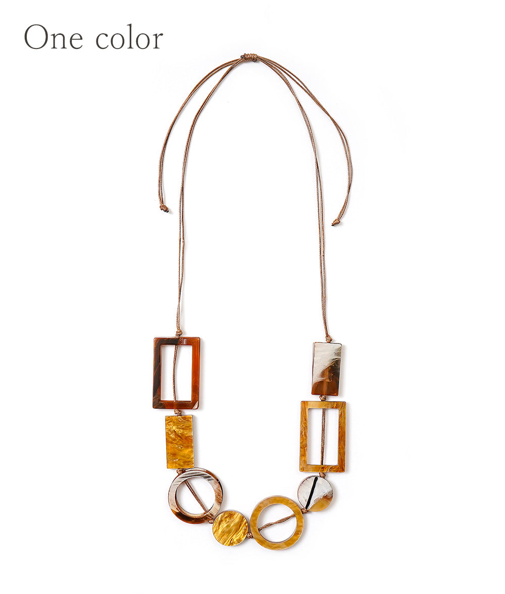 Tortoiseshell Maru and Shikaku Necklace