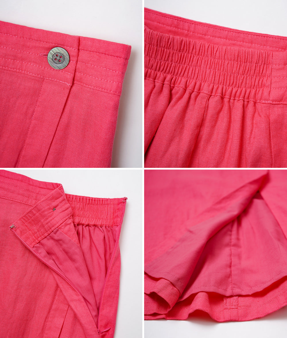 Cute pink blouse and skirt set