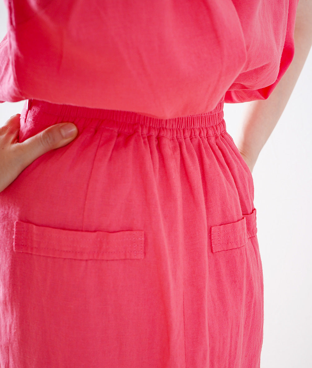 Cute pink blouse and skirt set