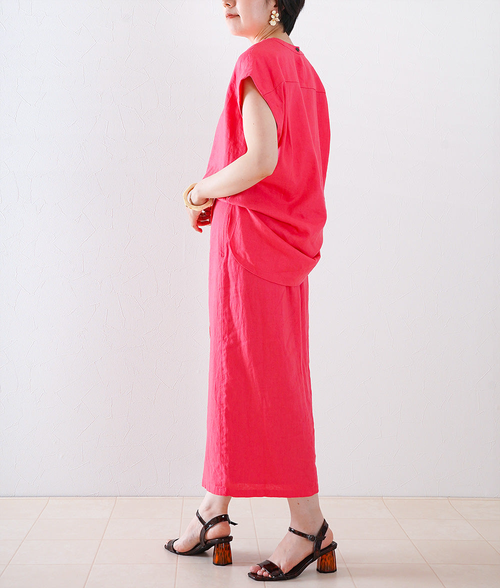 Cute pink blouse and skirt set