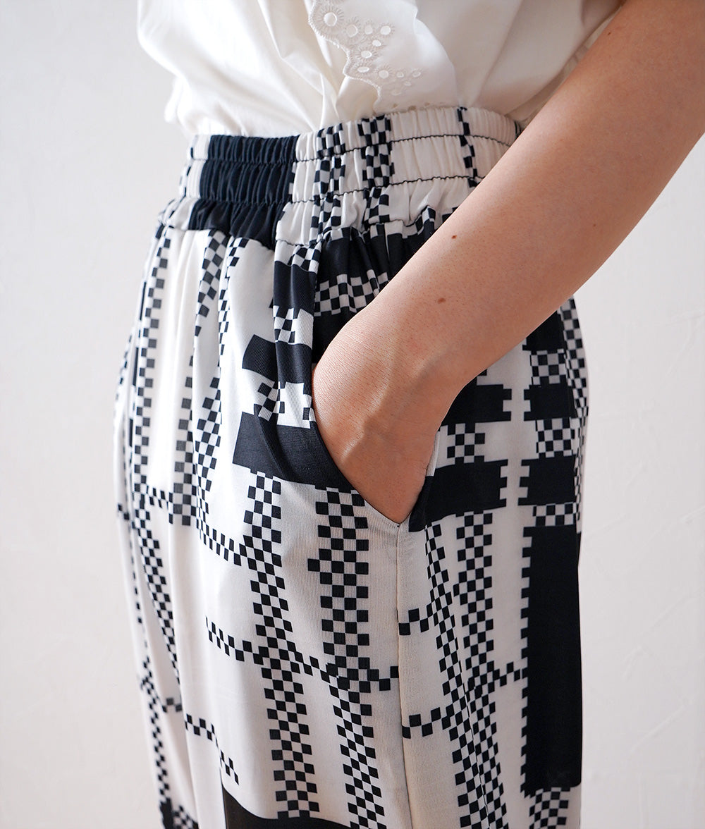 Check Collage Relaxed Pants
