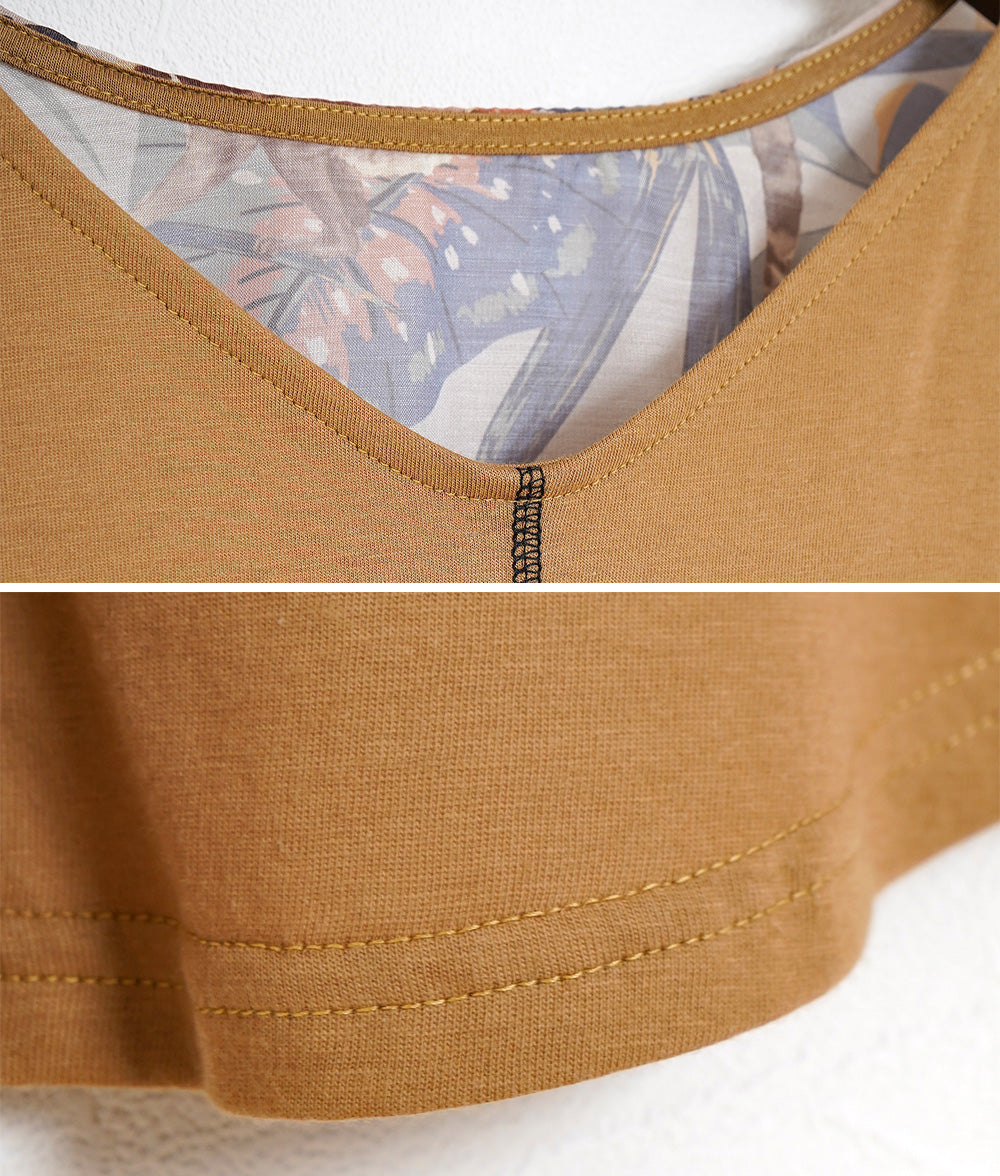 Botanical & Monkey 2way Blouse