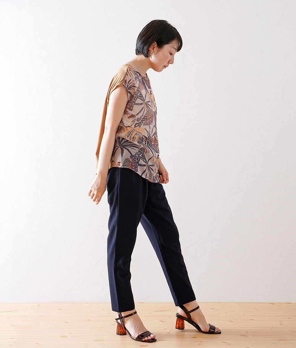 Botanical & Monkey 2way Blouse