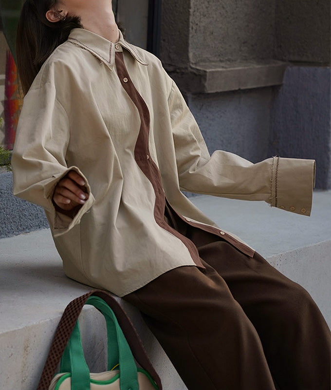 A shirt with eye-catching curve lines