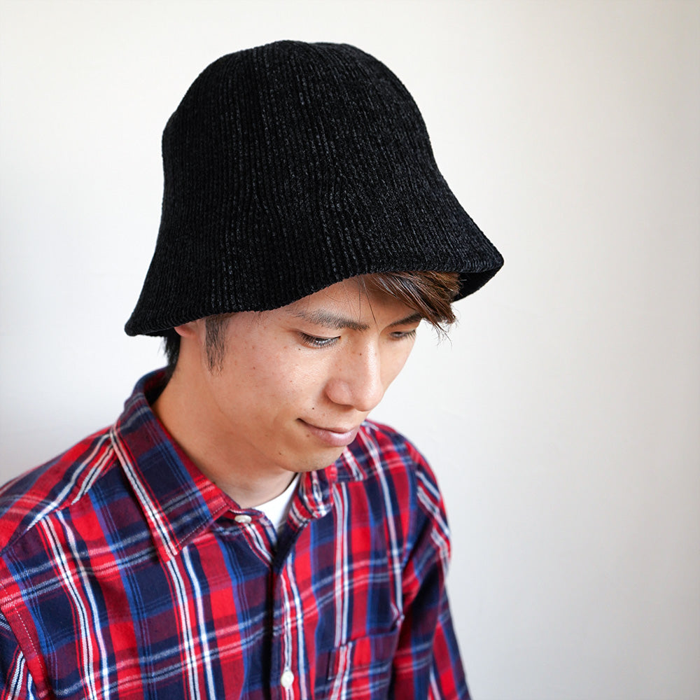 Stylish corduroy bucket hat