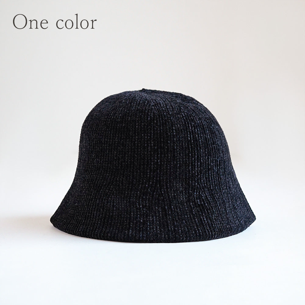 Stylish corduroy bucket hat