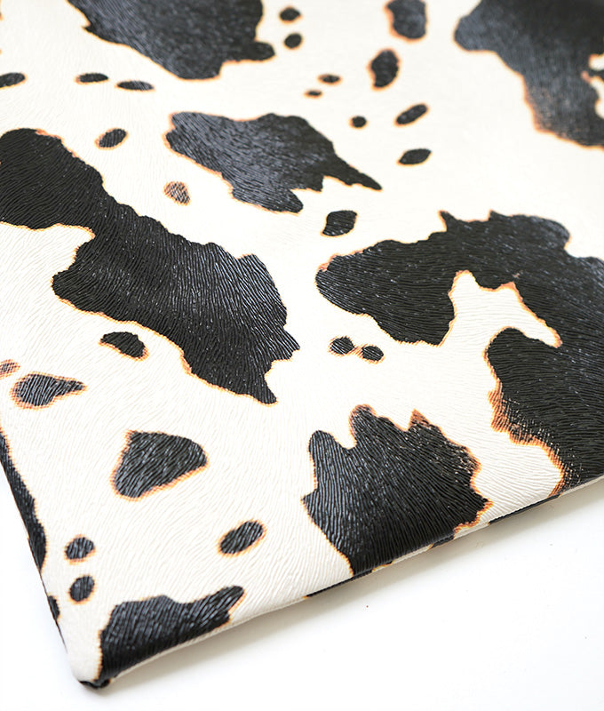 Cow print tote bag