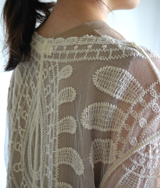 Sunflower lace cardigan