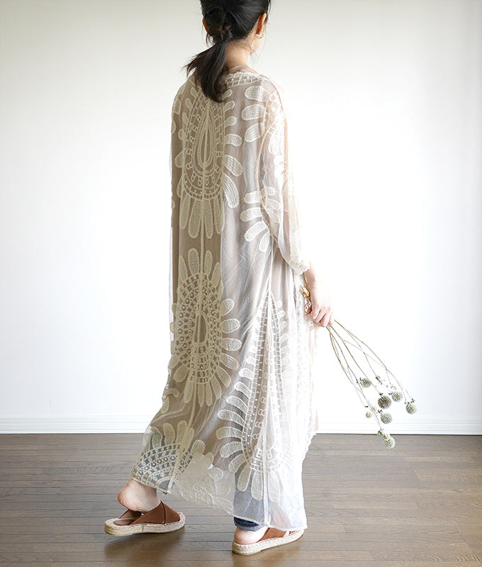 Sunflower lace cardigan