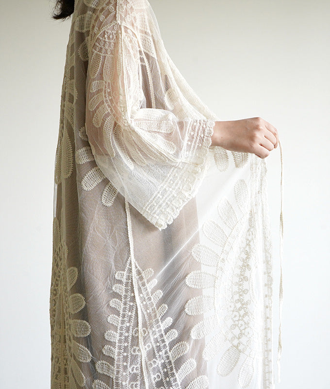 Sunflower lace cardigan