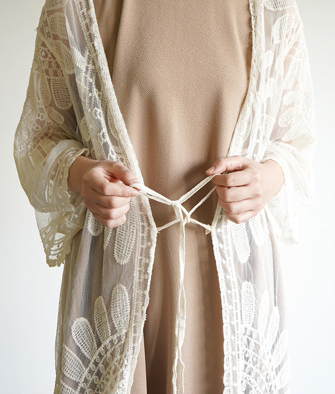 Sunflower lace cardigan