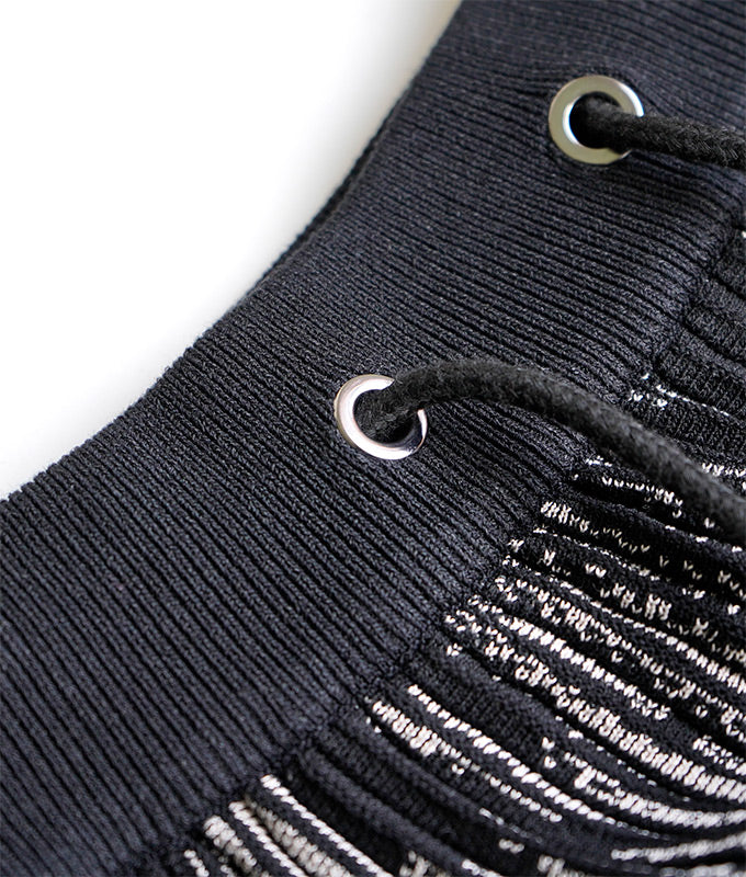 Jacquard knit long skirt