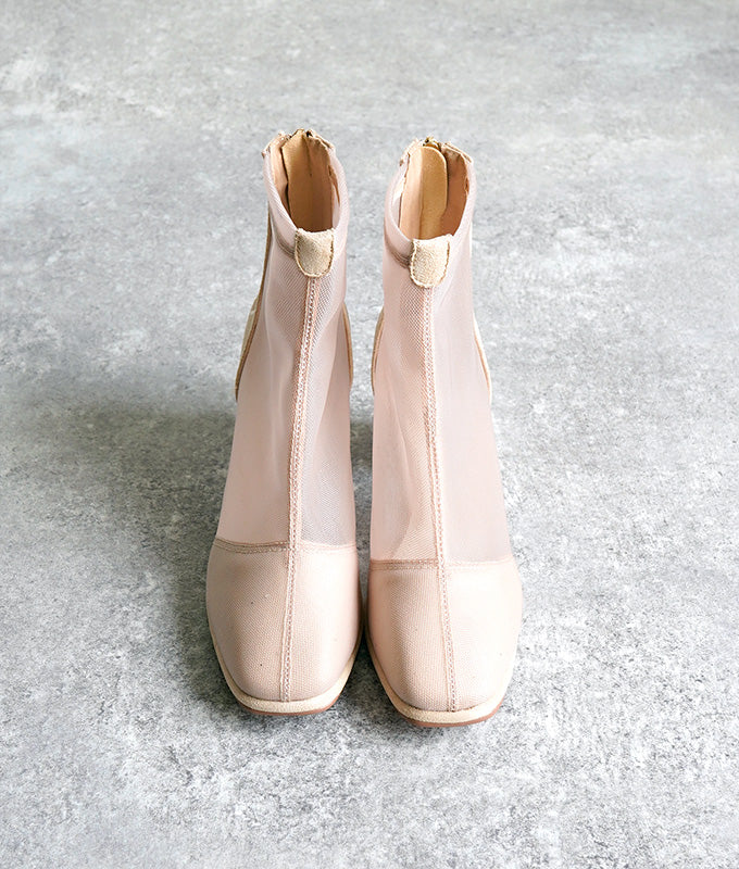See through short boots