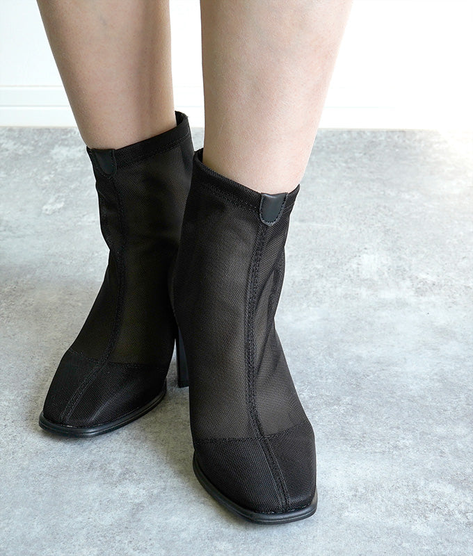 See through short boots