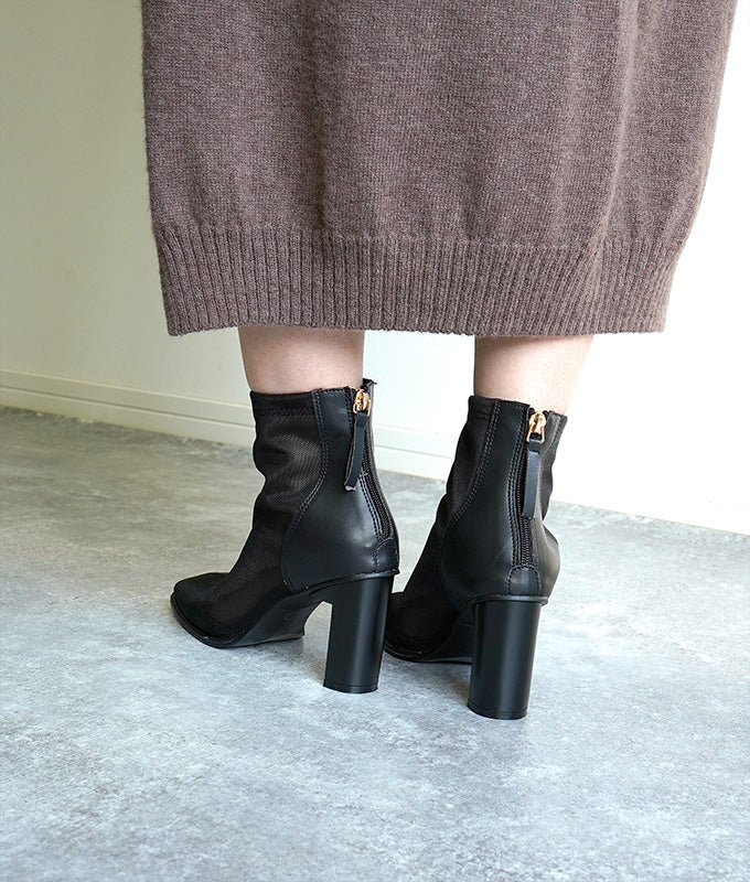 See through short boots