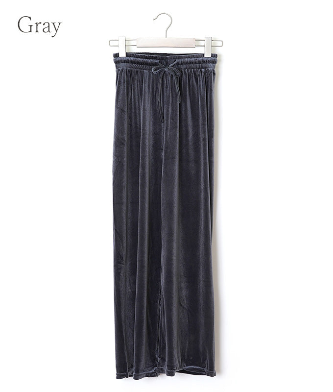 【SALE】Velor wide pants