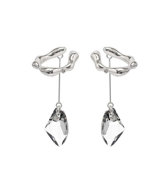 Crystal ear cuff