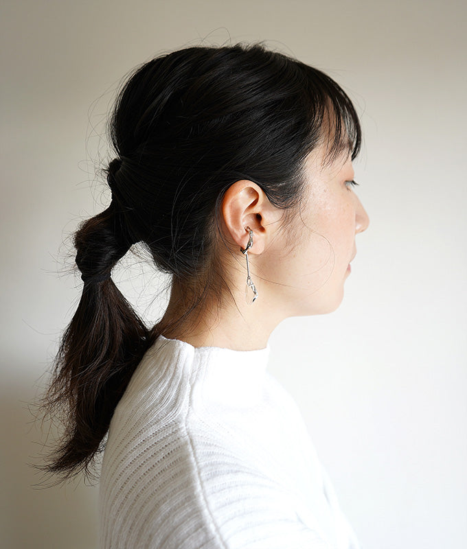 Crystal ear cuff