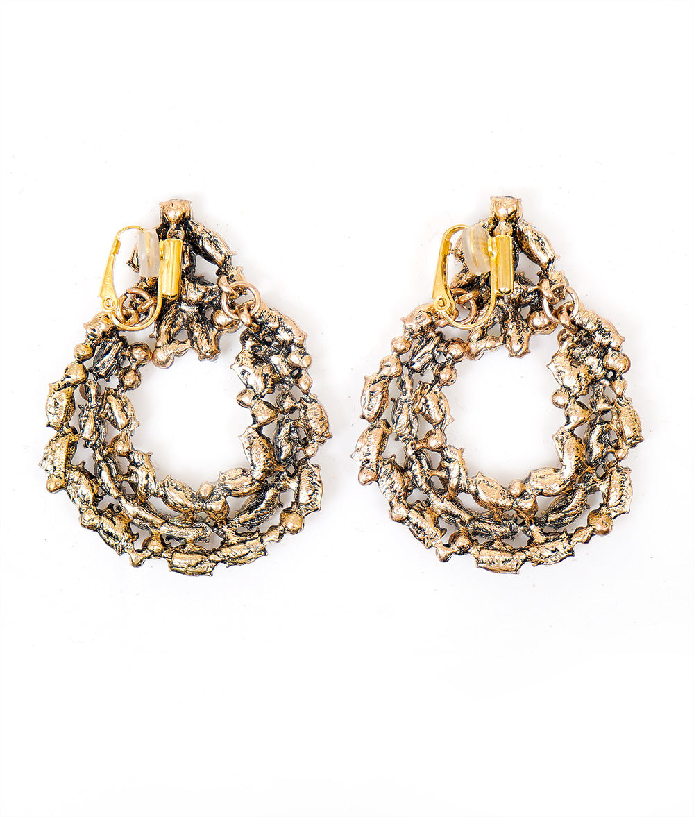 Aurora circle ear clips