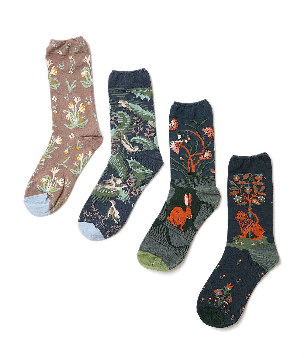 Botanical middle socks