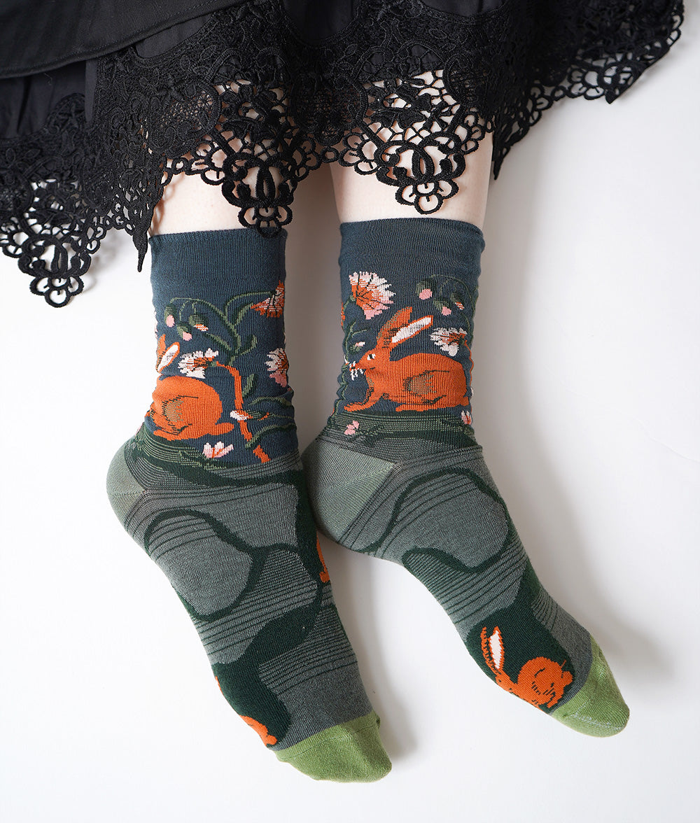 Botanical middle socks