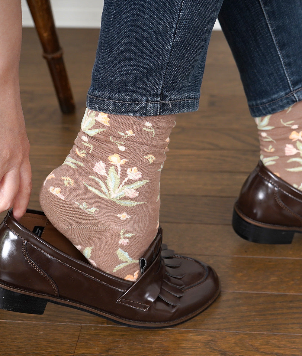 Botanical middle socks