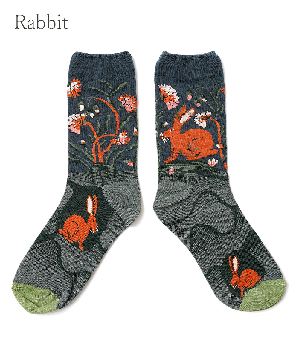 Botanical middle socks