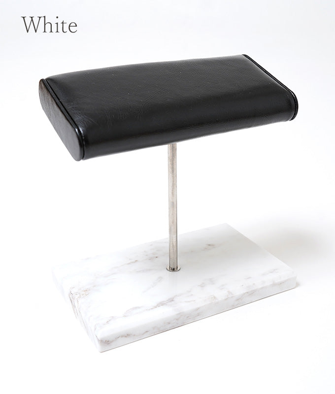 Leather and marble watch stand(L)