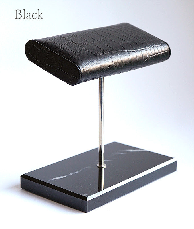 Leather and marble watch stand(L)