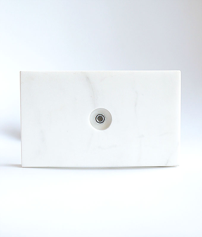 Leather and marble watch stand(L)