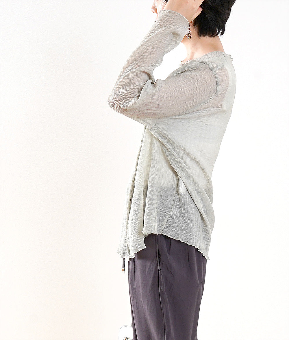 【SALE】See-through airy cardigan