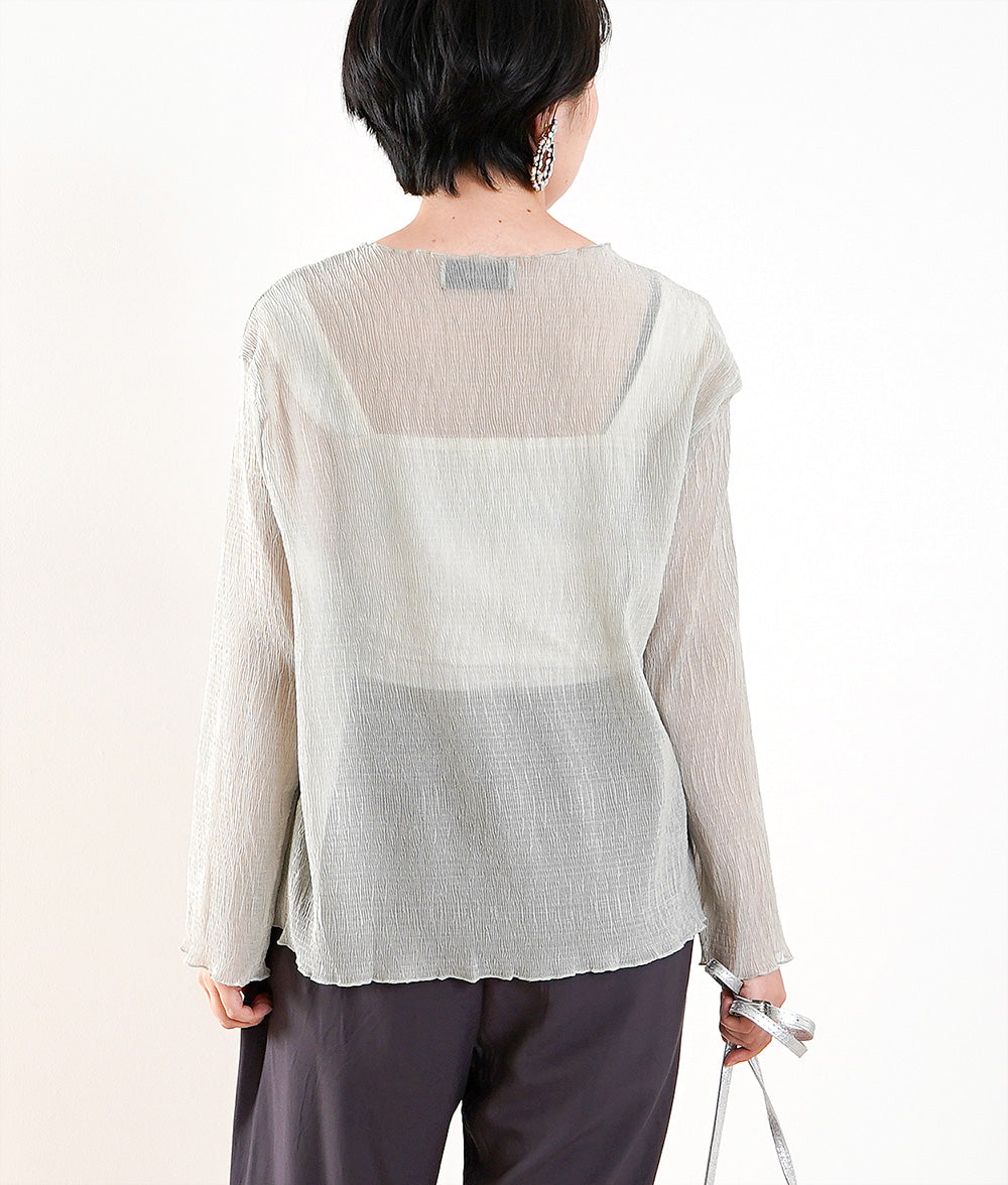 【SALE】See-through airy cardigan