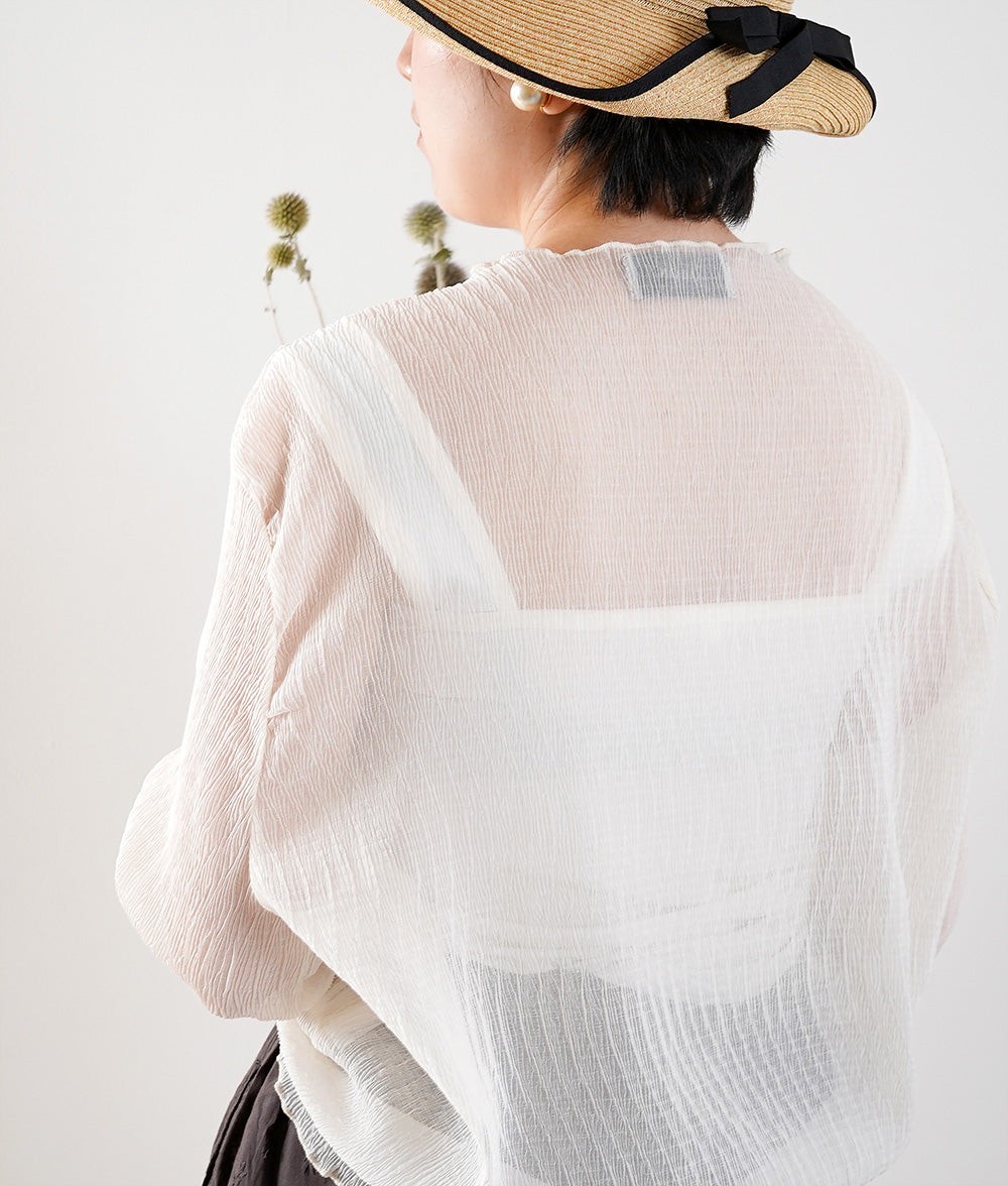 【SALE】See-through airy cardigan