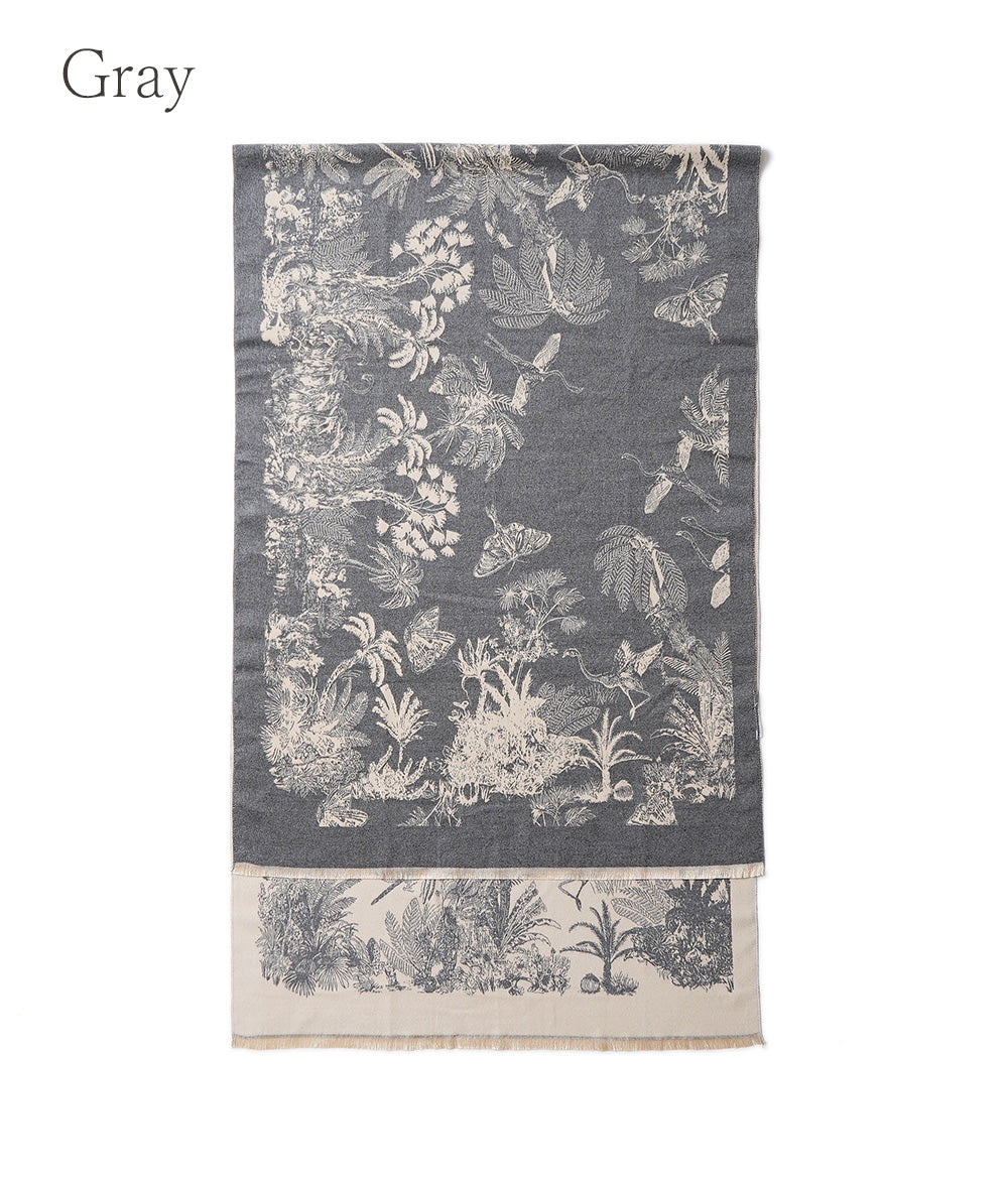 Reversible botanical stole