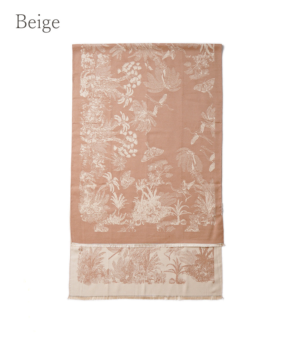 Reversible botanical stole